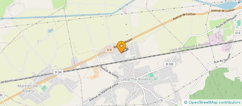 localisation de l'entreprise MONSIEUR ABRAHAM NABARLAS  LABARTHE-RIVIERE