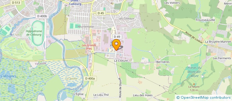 localisation de l'entreprise MONSIEUR ABRAHAM PIERRE  CLARBEC