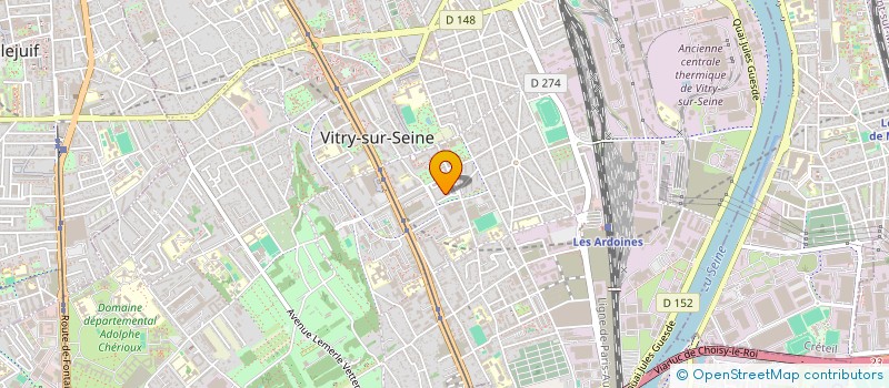 localisation de l'entreprise MONSIEUR ABRAHAM RAKOTOMALALA à VITRY-SUR-SEINE
