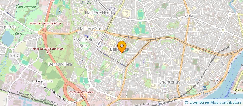 localisation de l'entreprise MONSIEUR ABRAHAM ROUZEE à NANTES