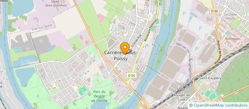 localisation de l'entreprise MONSIEUR ABRAHAM SCHWARTZ  CARRIERES-SOUS-POISSY