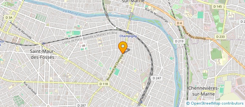 localisation de l'entreprise MONSIEUR ABRAHAM SLAMA à SAINT-MAUR-DES-FOSSES