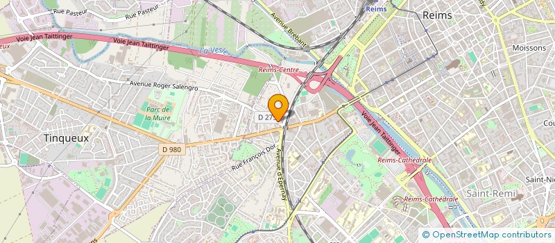 localisation de l'entreprise MONSIEUR ABRAHAM YOHANES  REIMS