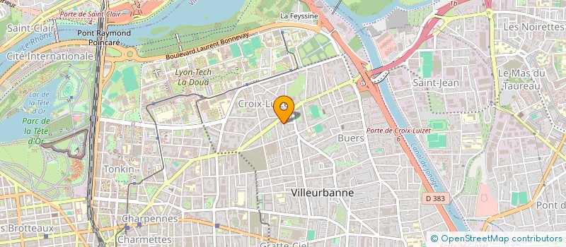 localisation de l'entreprise MONSIEUR ABRAM ADAMEC  VILLEURBANNE