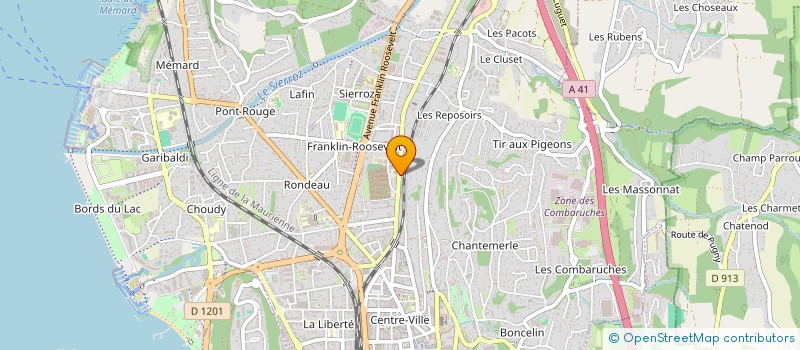 localisation de l'entreprise MONSIEUR ABRAMINO DANIEL HAIM  AIX-LES-BAINS