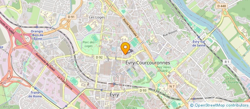 localisation de l'entreprise MONSIEUR ABROULAYE SYLLA à EVRY-COURCOURONNES