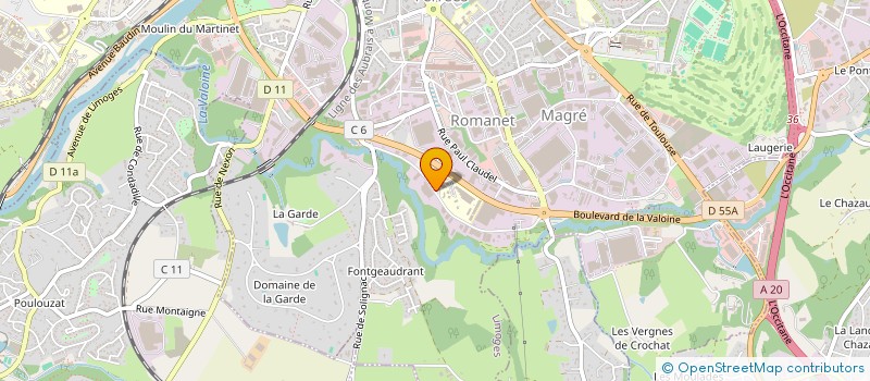 localisation de l'entreprise MONSIEUR ABU KOMBA à LIMOGES
