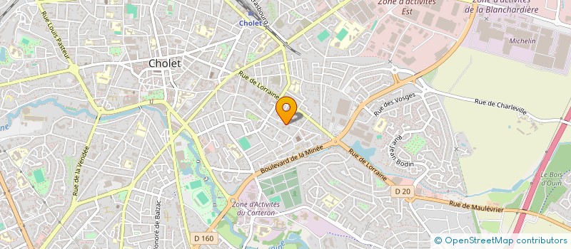 localisation de l'entreprise MONSIEUR ABUBACAR ISMAIL ABAKAR à CHOLET