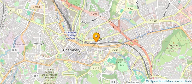 localisation de l'entreprise MONSIEUR ABUBAKAR BENJARWI  CHAMBERY