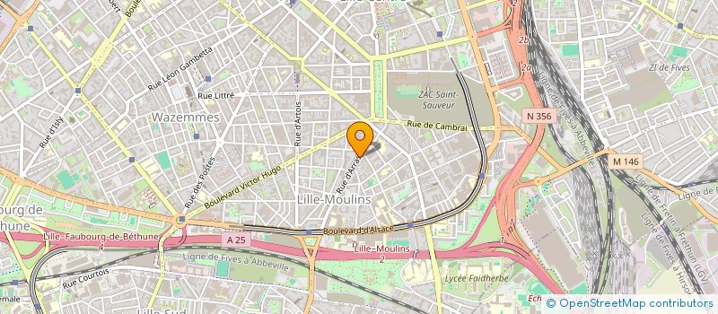localisation de l'entreprise MONSIEUR ABUBAKAR CAMARA à LILLE