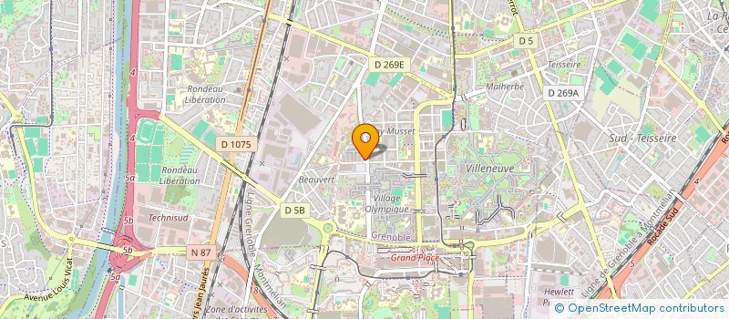 localisation de l'entreprise MONSIEUR ABUBAKAR MOMODU  GRENOBLE