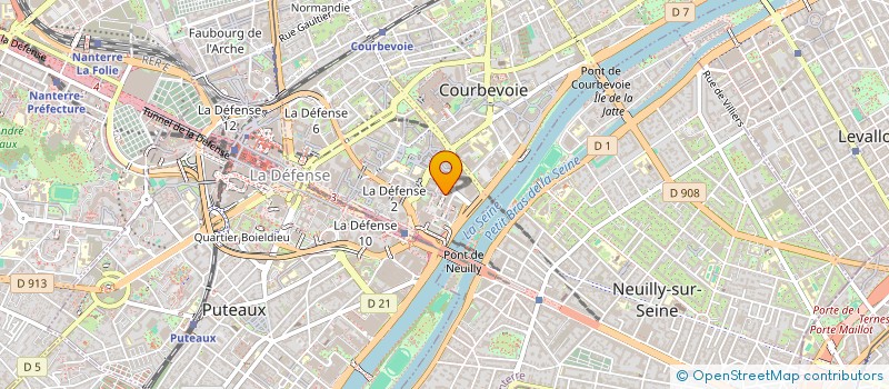 localisation de l'entreprise MONSIEUR ABUBAKER MAROUF  COURBEVOIE