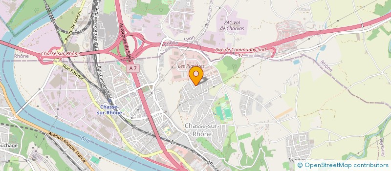 localisation de l'entreprise MONSIEUR ABUBEKER AHMED  CHASSE-SUR-RHONE