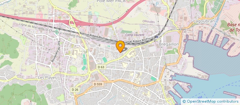 localisation de l'entreprise MONSIEUR ABUELGASIM ADAM DAWOOD  LA SEYNE-SUR-MER