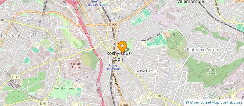 localisation de l'entreprise MONSIEUR ABUL AZAD à ROSNY-SOUS-BOIS