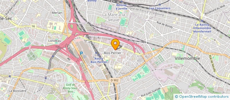 localisation de l'entreprise MONSIEUR ABUL HOSSAIN à ROSNY-SOUS-BOIS