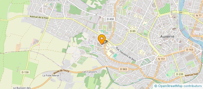 localisation de l'entreprise MONSIEUR ABUZER AYHAN  AUXERRE