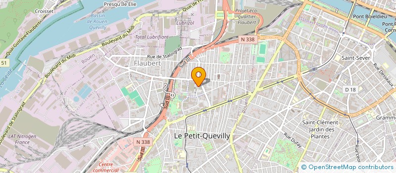 localisation de l'entreprise MONSIEUR ABUZER CAKIR  LE PETIT-QUEVILLY