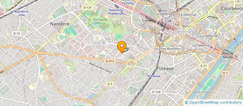 localisation de l'entreprise MONSIEUR ABY BACKER SEDICK ZID  NANTERRE