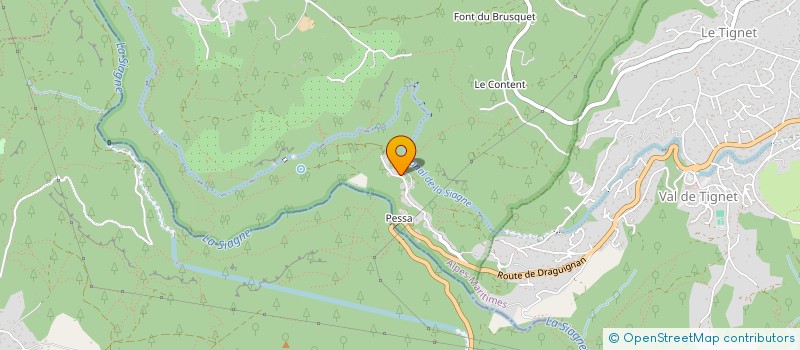 localisation de l'entreprise MONSIEUR ACACIO FERNANDO ALVES DOS SANTOS à SAINT-CEZAIRE-SUR-SIAGNE