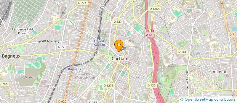 localisation de l'entreprise MONSIEUR ACACIO GUERRA à CACHAN