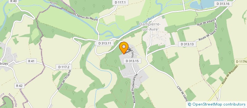 localisation de l'entreprise MONSIEUR ACACIO LOPES FERREIRA à DAMPIERRE-SUR-AVRE