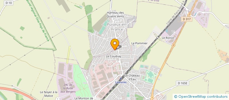localisation de l'entreprise MONSIEUR ACACIO MARTINS à LOUVRES
