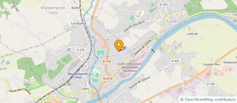 localisation de l'entreprise MONSIEUR ACACIO VALENTIM PEREIRA DOS SANTOS  FUMEL