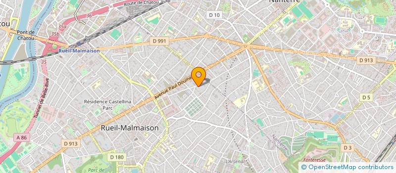 localisation de l'entreprise MONSIEUR ACAUAN ANTONIO DE SOUZA à RUEIL-MALMAISON