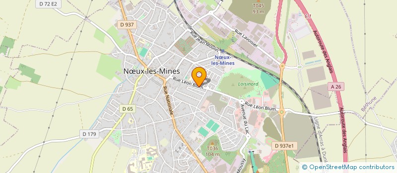 localisation de l'entreprise MONSIEUR ACENE SACI  NUX-LES-MINES