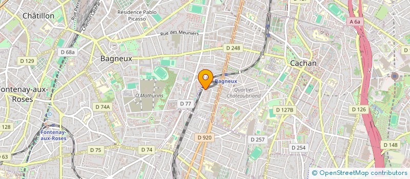 localisation de l'entreprise MONSIEUR ACHADE BONNE à BAGNEUX