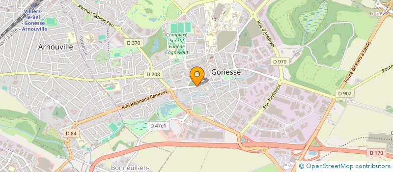 localisation de l'entreprise MONSIEUR ACHER ELBAZ  GONESSE