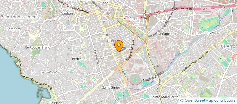 localisation de l'entreprise MONSIEUR ACHERAF BOULGHALEGH  MARSEILLE