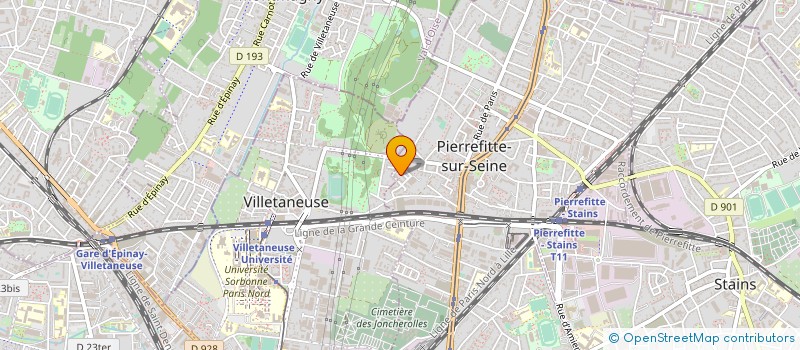 localisation de l'entreprise MONSIEUR ACHERAF ELHACHIMI à PIERREFITTE-SUR-SEINE