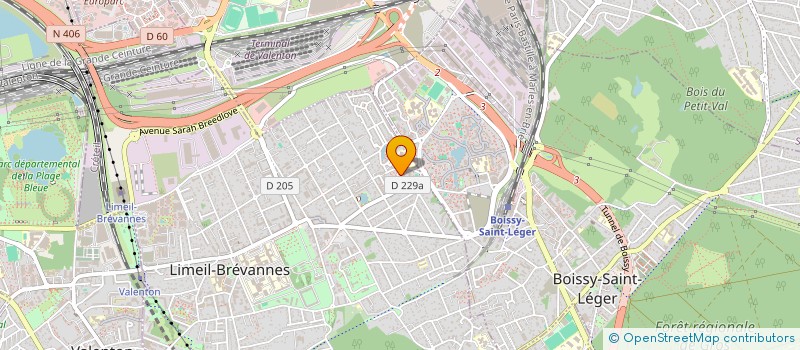 localisation de l'entreprise MONSIEUR ACHI SEKA  LIMEIL-BREVANNES