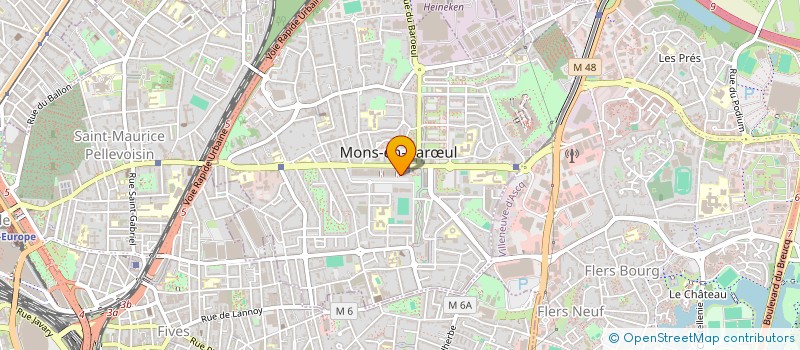 localisation de l'entreprise MONSIEUR ACHILLE ADJEVI  MONS-EN-BARUL