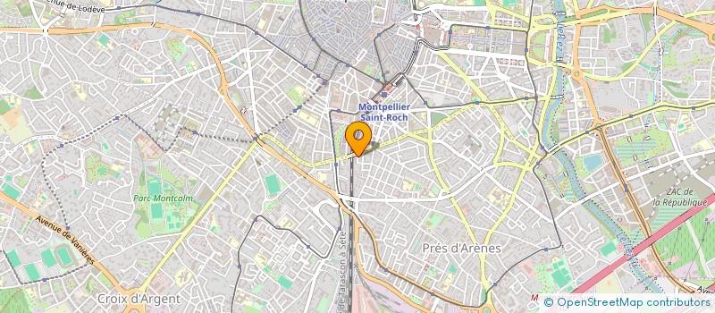 localisation de l'entreprise MONSIEUR ACHILLE ARENE  MONTPELLIER