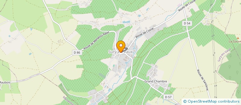 localisation de l'entreprise MONSIEUR ACHILLE BIZET  SURY-EN-VAUX