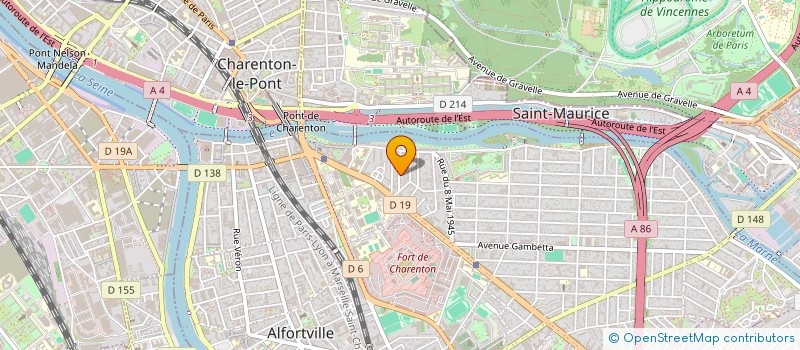 localisation de l'entreprise MONSIEUR ACHILLE BORDERIES  MAISONS-ALFORT