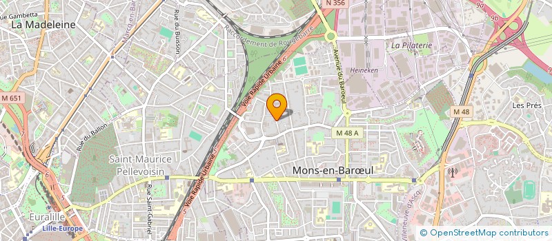 localisation de l'entreprise MONSIEUR ACHILLE BOSSART  MONS-EN-BARUL