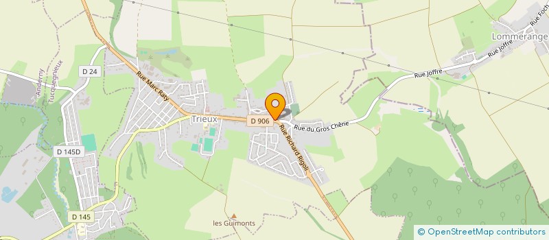 localisation de l'entreprise MONSIEUR ACHILLE BRUNORI  TRIEUX