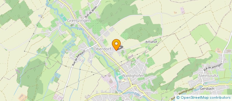 localisation de l'entreprise MONSIEUR ACHILLE CANOVA  ILLTAL