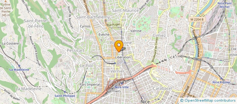 localisation de l'entreprise MONSIEUR ACHILLE CENTURIONI à NICE