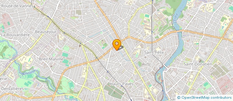 localisation de l'entreprise MONSIEUR ACHILLE DEFAWE à NANTES