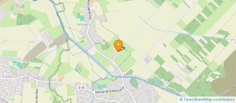 localisation de l'entreprise MONSIEUR ACHILLE DELPORTE  ANHIERS
