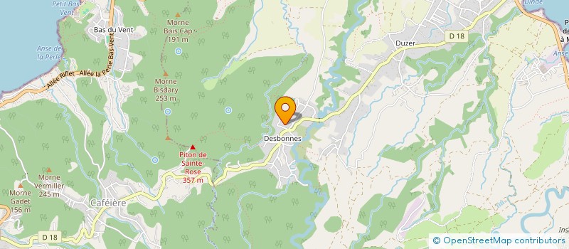 localisation de l'entreprise MONSIEUR ACHILLE FOMOA  SAINTE-ROSE