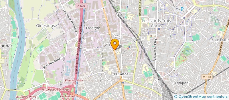 localisation de l'entreprise MONSIEUR ACHILLE GABRIELIDES à TOULOUSE
