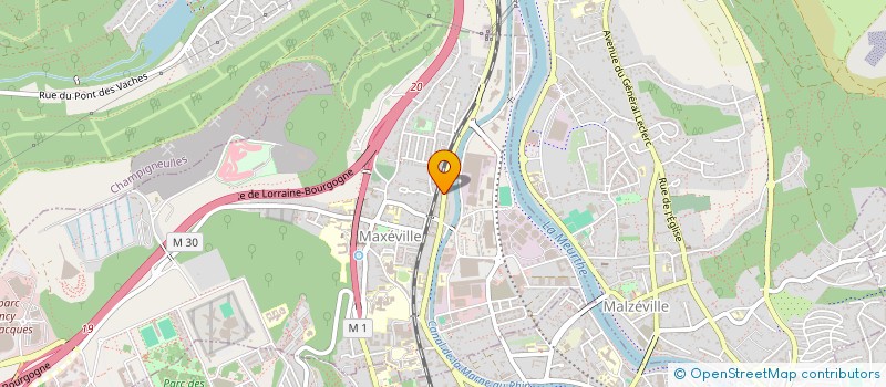 localisation de l'entreprise MONSIEUR ACHILLE GAILLOT  MAXEVILLE