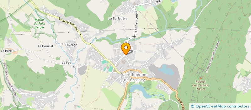 localisation de l'entreprise MONSIEUR ACHILLE HURET  SAINT-ETIENNE-DE-CROSSEY