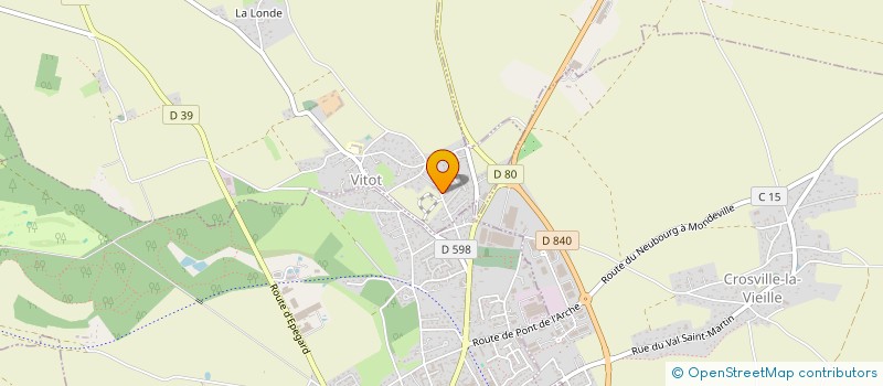 localisation de l'entreprise MONSIEUR ACHILLE KABARA  VITOT